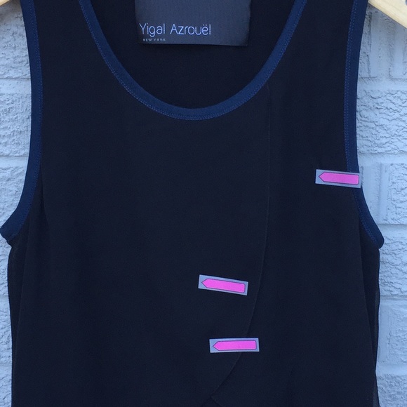 Yigal Azrouel Sleeveless Crepe Black Dress - Picture 5 of 8